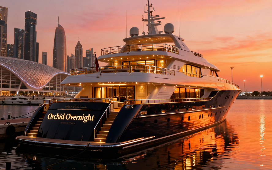 Abu Dhabi floating hotel