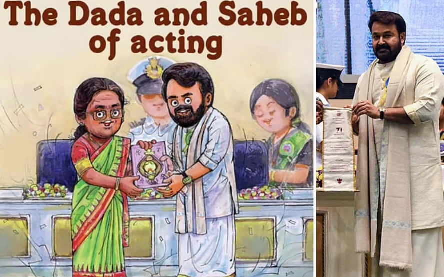 Amul cartoon Mohanlal Phalke 2025