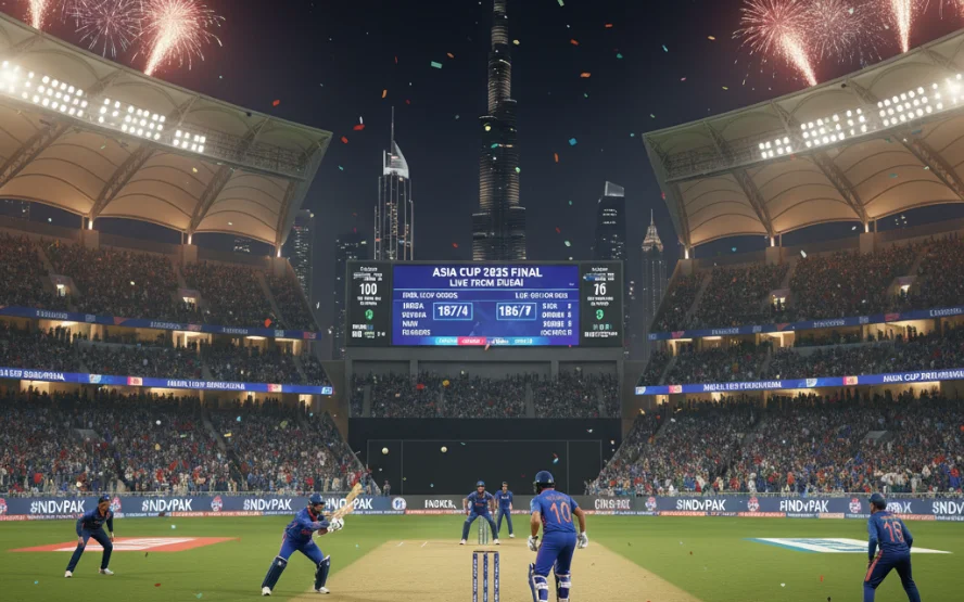 Asia Cup 2025 Final India vs Pakistan Live in Dubai