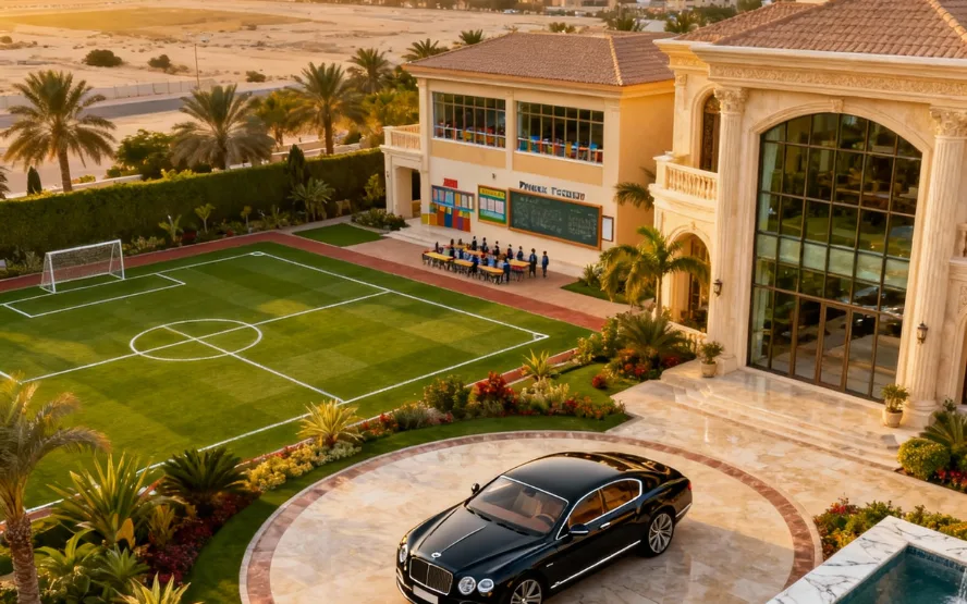 Dubai mansion Kanessa Muluneh