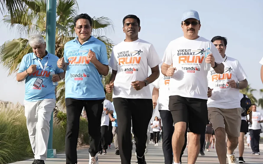 Viksit Bharat Run Dubai 2,000 Indian Expats Unite