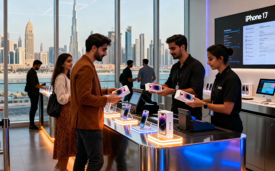 Dubai malls new Apple release