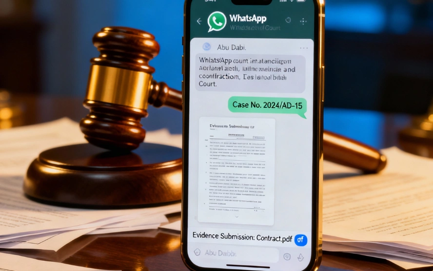 Abu Dhabi court WhatsApp ruling