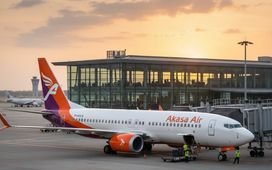 Akasa Air flight bird strike Delhi-gulf repost