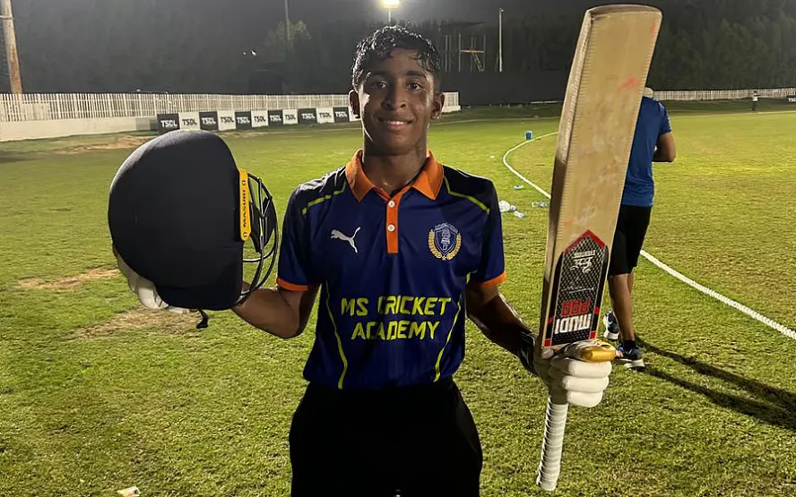 Devahans Sahoo UAE U15 record