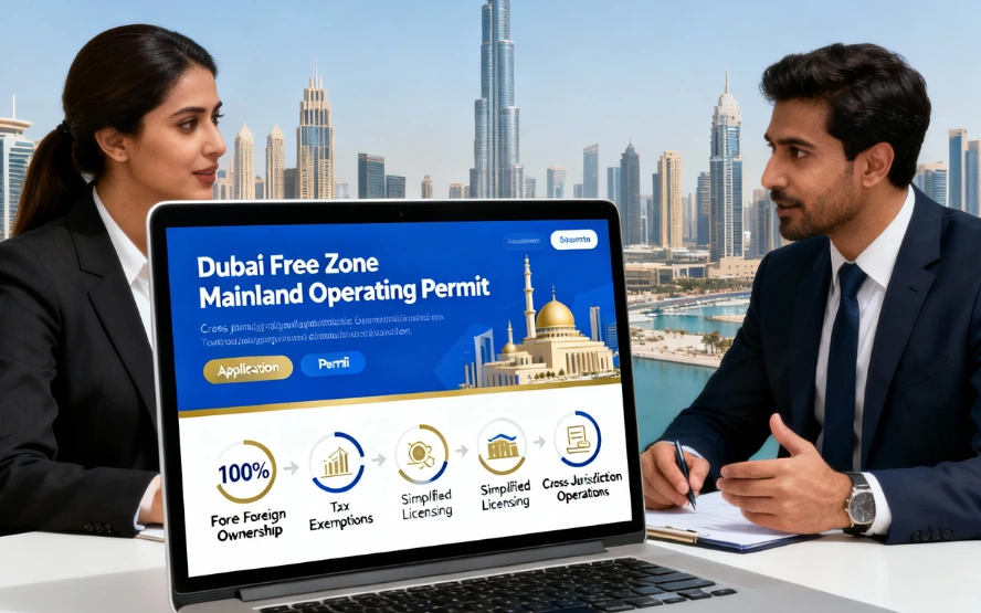 Dubai Free Zone Mainland Operating Permit 2025
