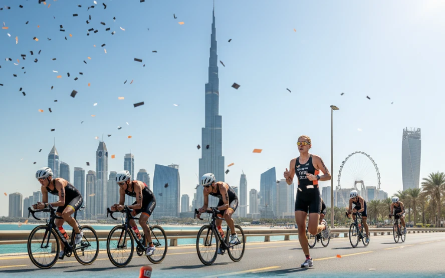 Dubai T100 Triathlon Gulf repost