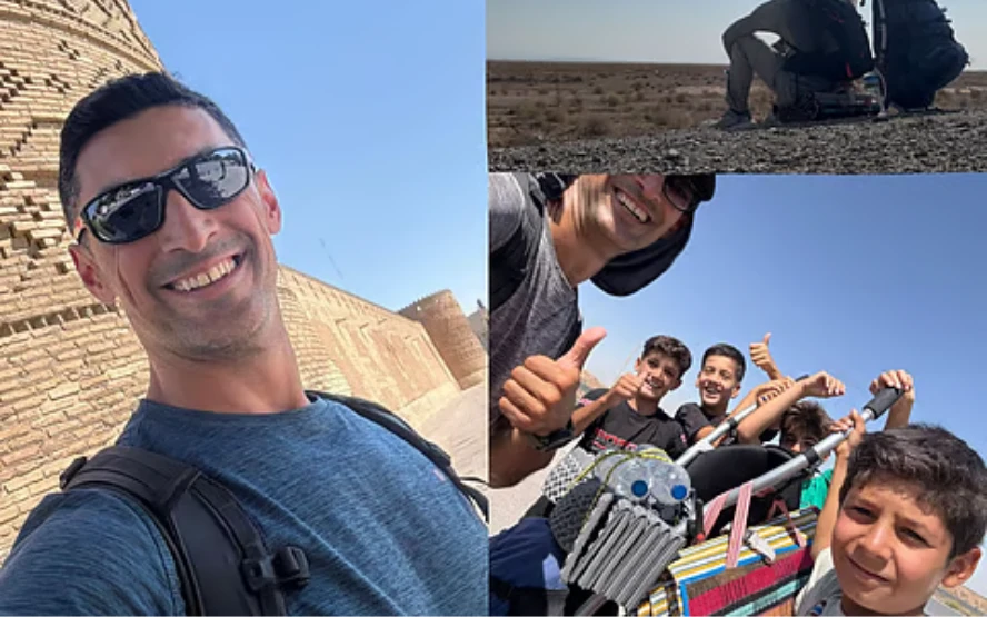 Edmond Margaryan Armenia to Dubai walk 2025