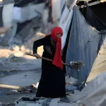 Families Return to Ruins and Streets