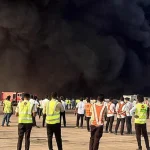 Fire at Dhaka Airport