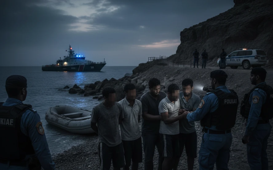 Oman Detains Eight for Illegal Entry Near Khasab Coast