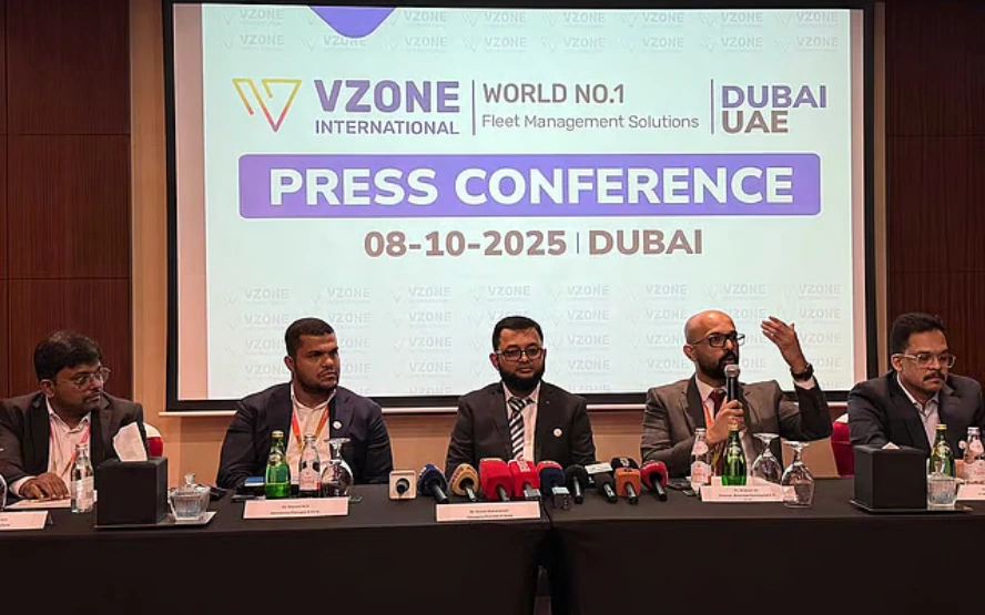 V Zone conversational AI fleet management Dubai 2025