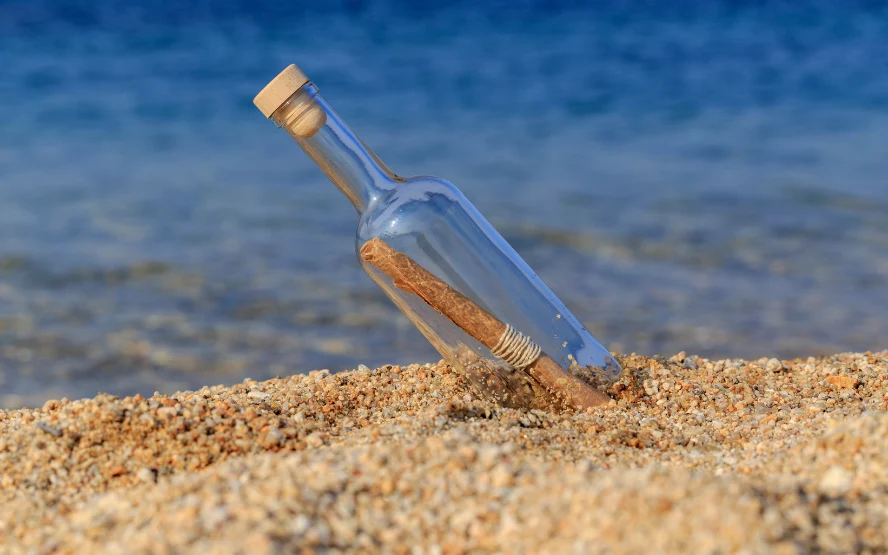 message in a bottle - Gulf Repost