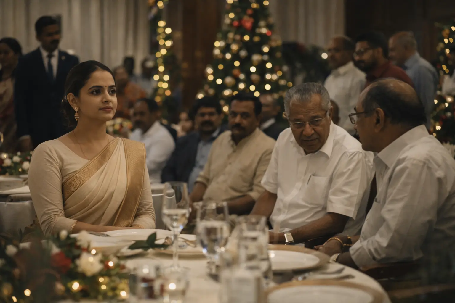 Bhavana Kerala CM Meeting