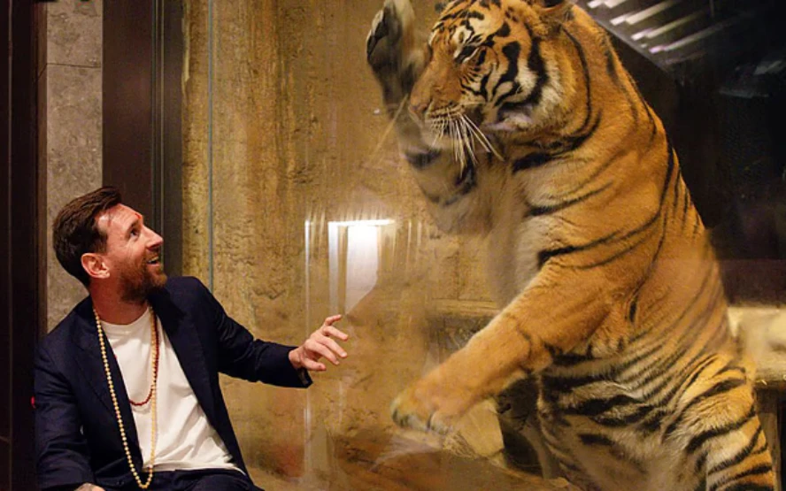 Lionel Messi Playing Football