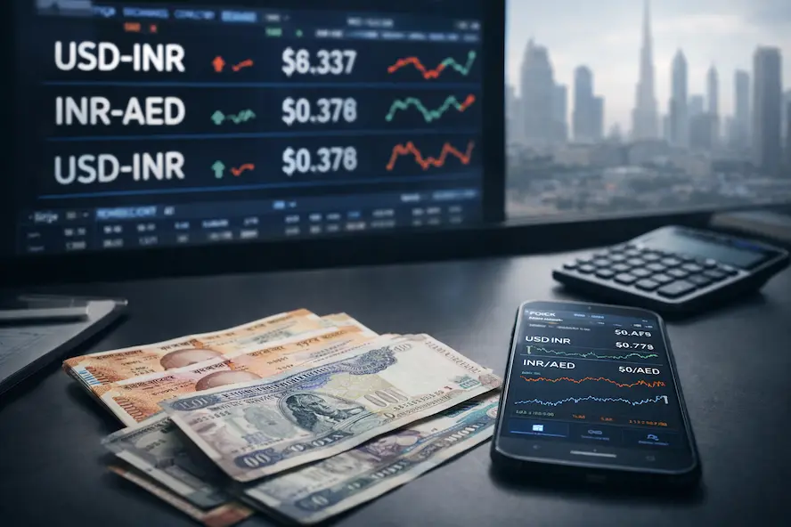 RBI intervention rupee recovery dollar dirham remittances UAE expats Gulf Repost