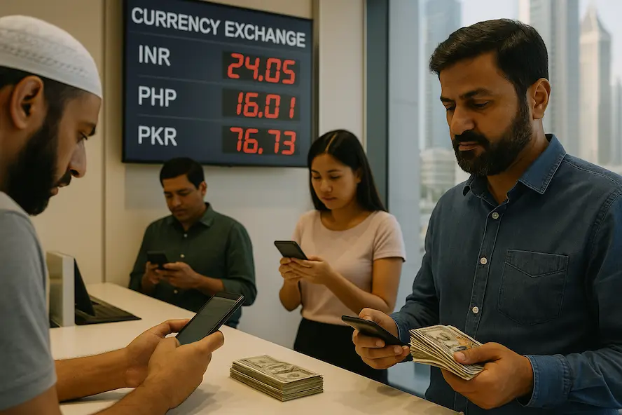 Rupee Peso Dip Remittance Boost UAE
