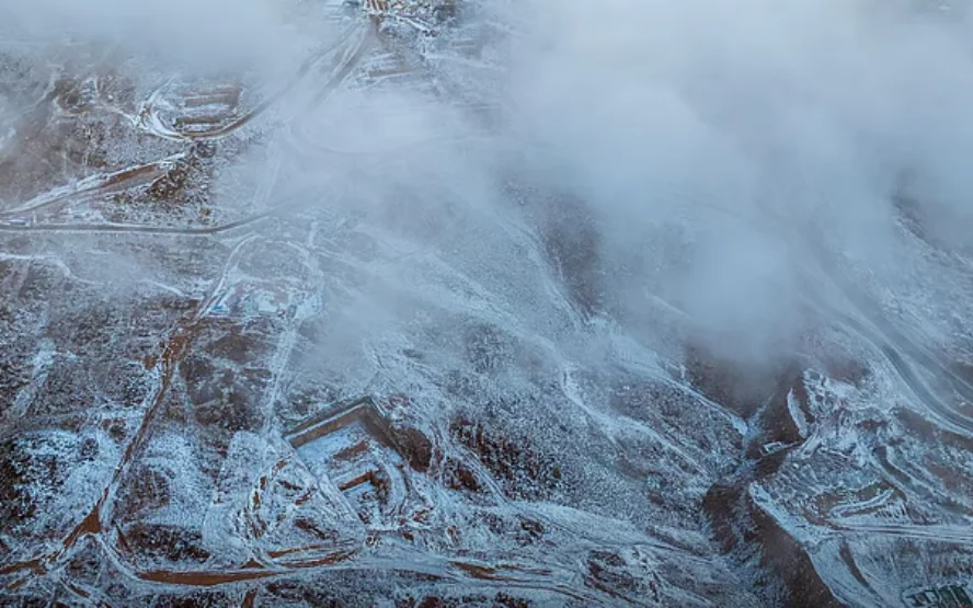 Snowfall in Saudi Arabia