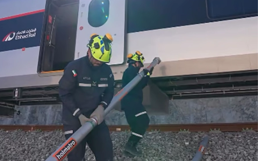 UAE Civil Defence Etihad Rail Emergency Exercise