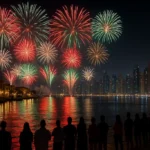 UAE National Day fireworks Dubai skies 2025 over Al Seef and JBR