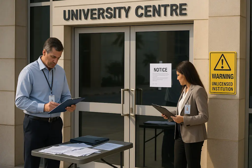 UAE ministry withdraws recognition Midocean University violations