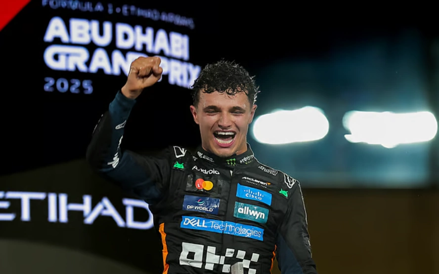 Lando Norris F1 Testing No 1 Car