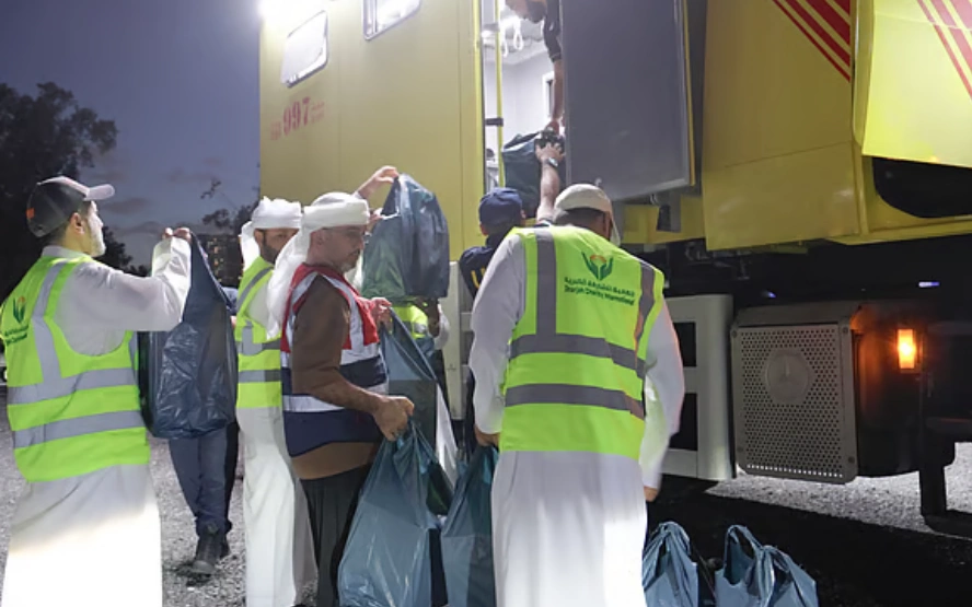 Sharjah Charity Supports Rain Victims